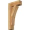 Ekena Millwork Thorton Block Rough Sawn Bracket, Western Red Cedar, 4"W x 14"D x 26"H BKT04X14X26THR05RWR - alternate 1